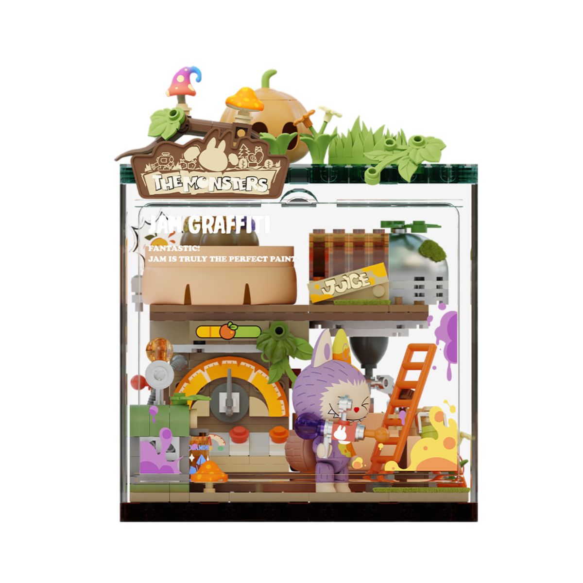 Đồ Chơi Mô Hình Lắp Ráp The Monsters Forest Secret Base Jam Graffiti POP MART 6941848280381