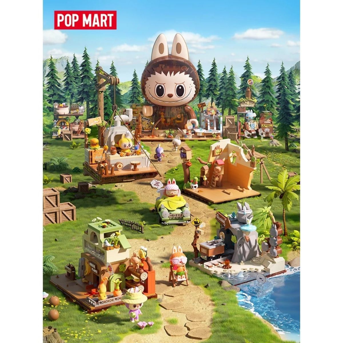 Đồ Chơi Mô Hình Lắp Ráp The Monsters Forest Secret Base Playful Home P