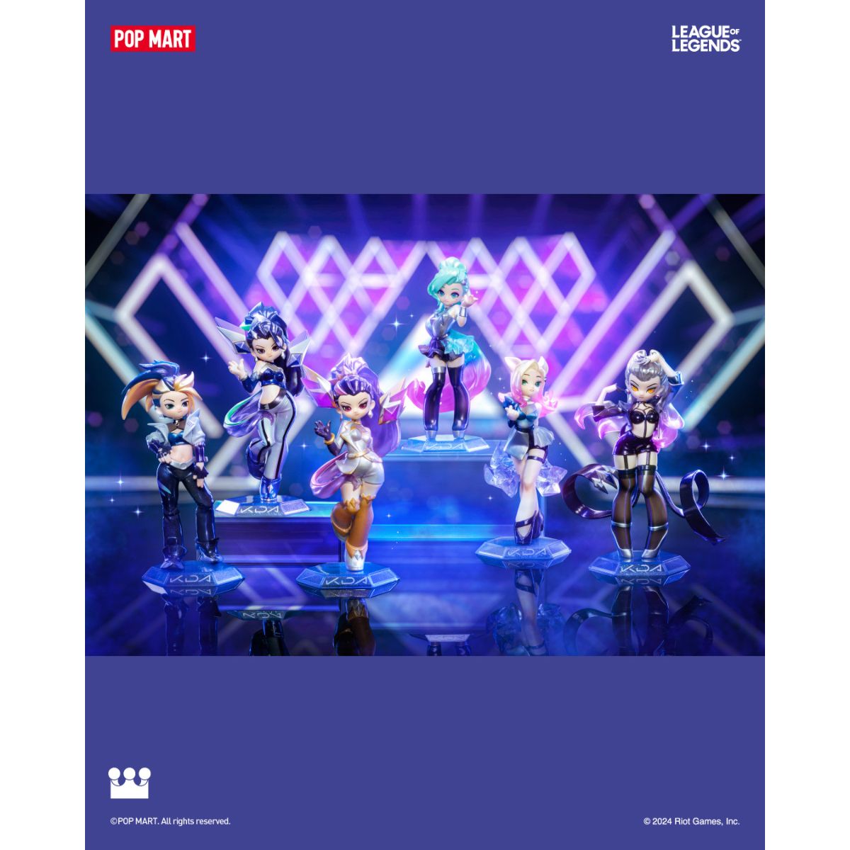 League Of Legends K/DA All Out Series Figures - Mô hình Blind Box - POP MART