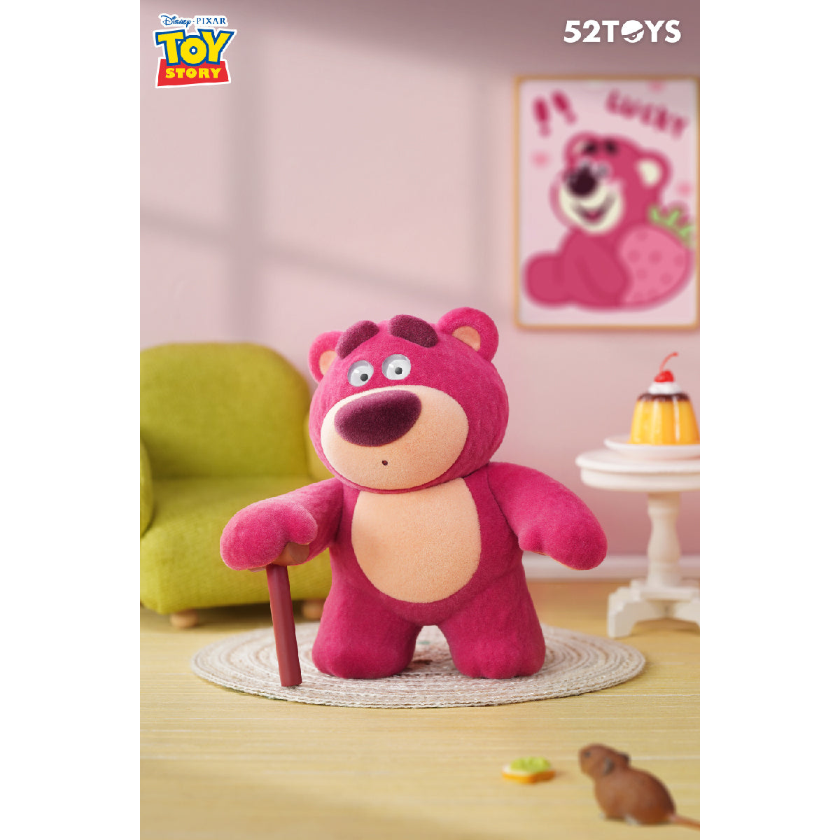 Lotso It's Me 2nd Model - Mô hình Blind Box Gấu Dâu - 52TOYS