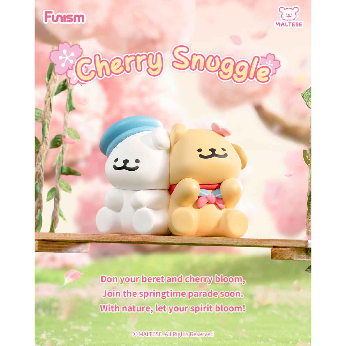 Maltese Cherry Blossoms Series Blind Box - Mô hình đồ chơi ngẫu nhiên - FUNISM MX2100