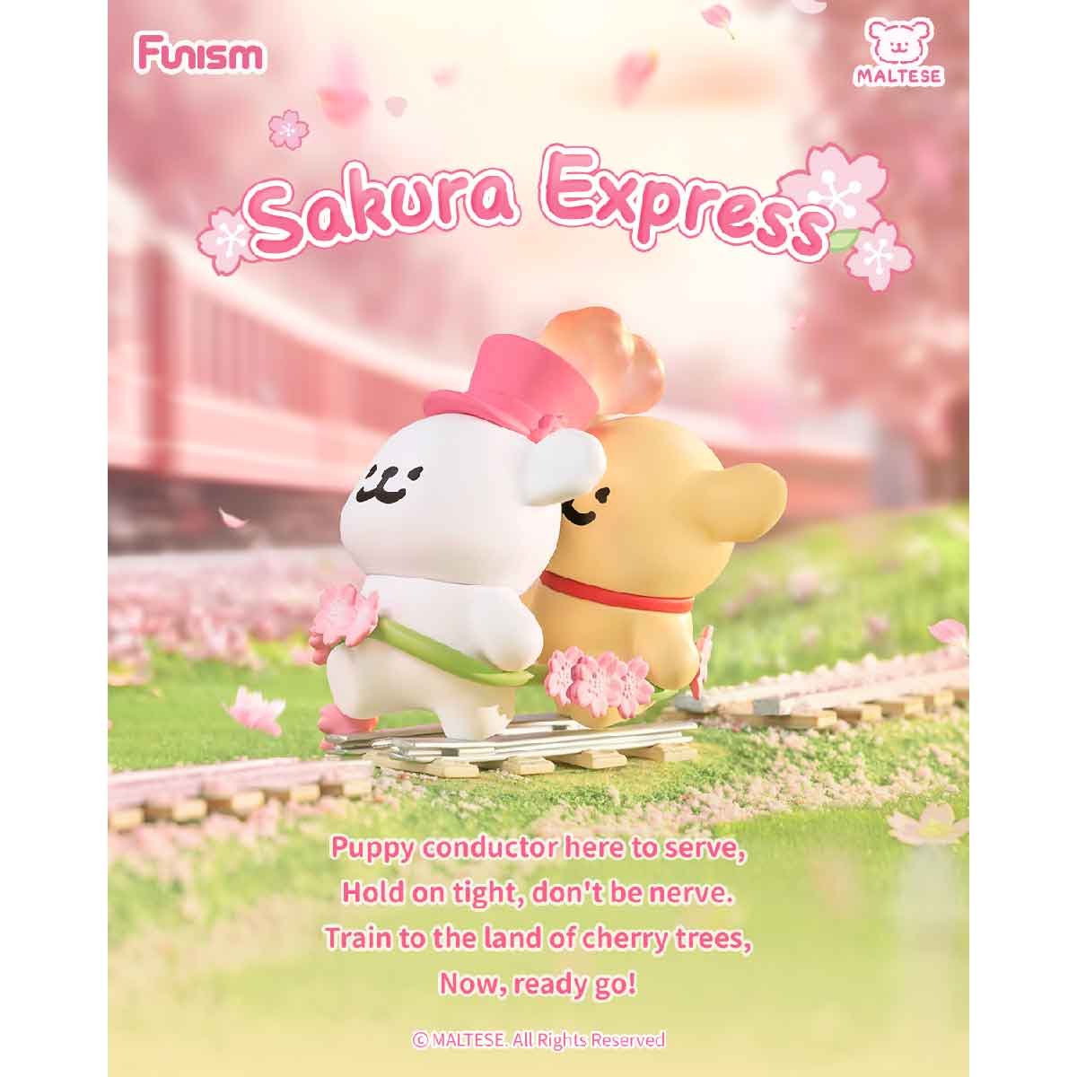 Maltese Cherry Blossoms Series Blind Box - Mô hình đồ chơi ngẫu nhiên - FUNISM MX2100