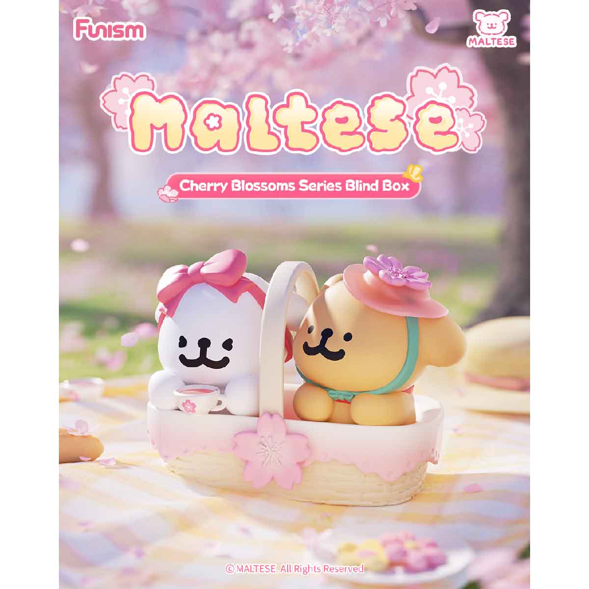 Maltese Cherry Blossoms Series Blind Box - Mô hình đồ chơi ngẫu nhiên - FUNISM MX2100