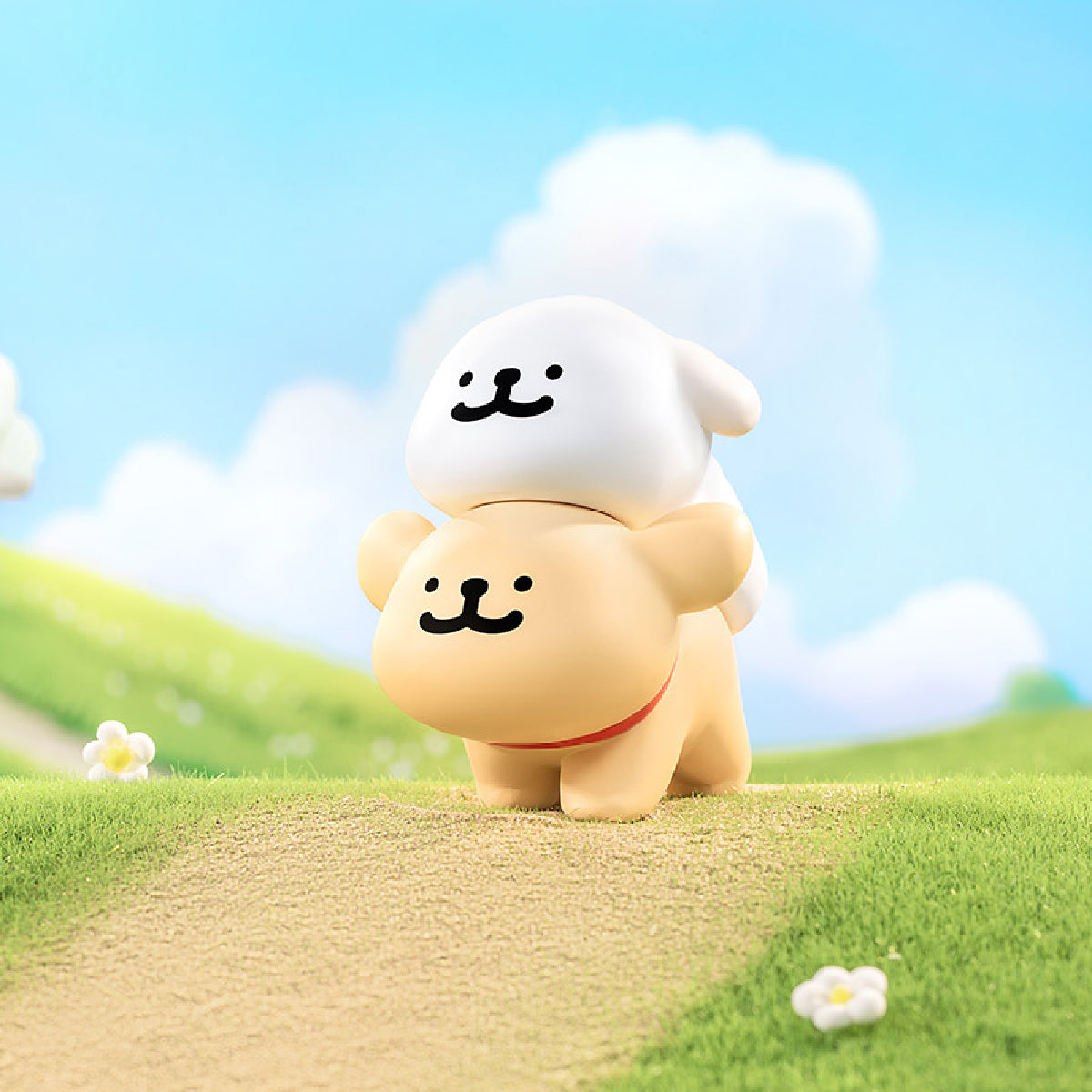 Maltese Happy Snuggling Series - Mô hình Blind Box - FUNISM MX2061