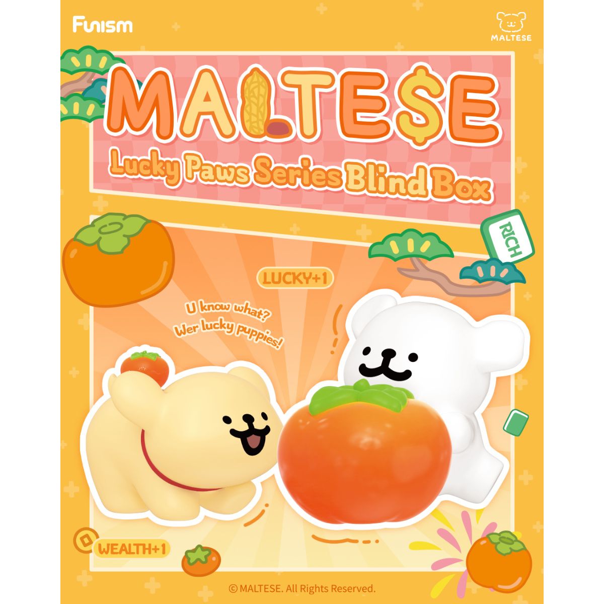 Maltese Lucky Paws Series Blind Box - Đồ chơi mô hình - FUNISM MX2099