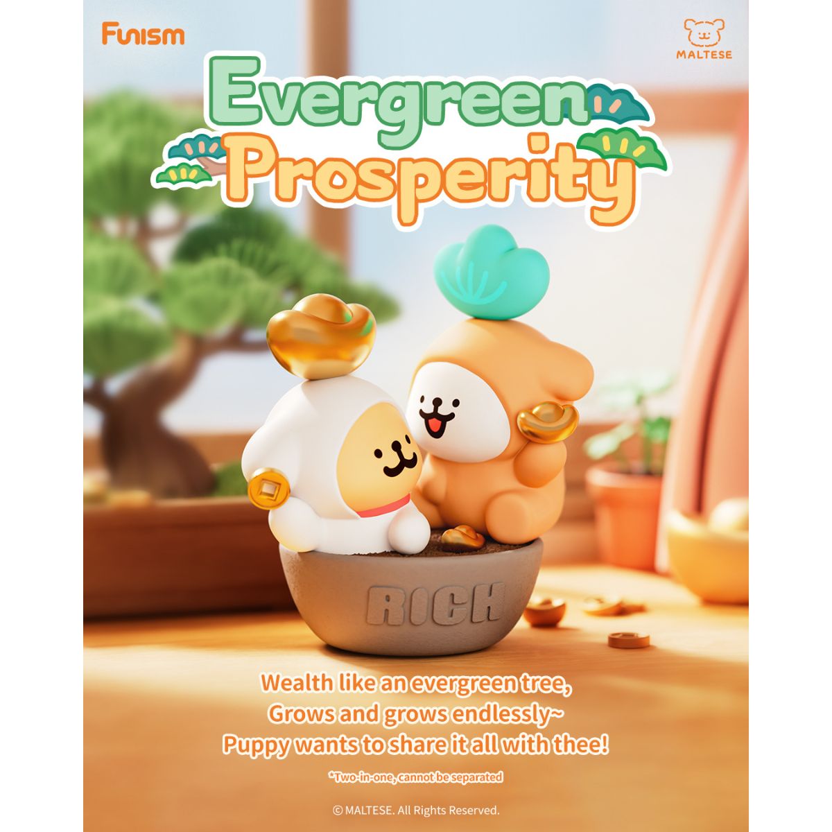 Maltese Lucky Paws Series Blind Box - Đồ chơi mô hình - FUNISM MX2099