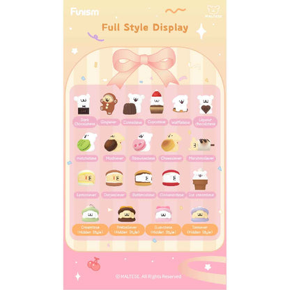 Maltese Sweet Box Series Puppy Face - Mô hình Blind Box - FUNISM MX2084