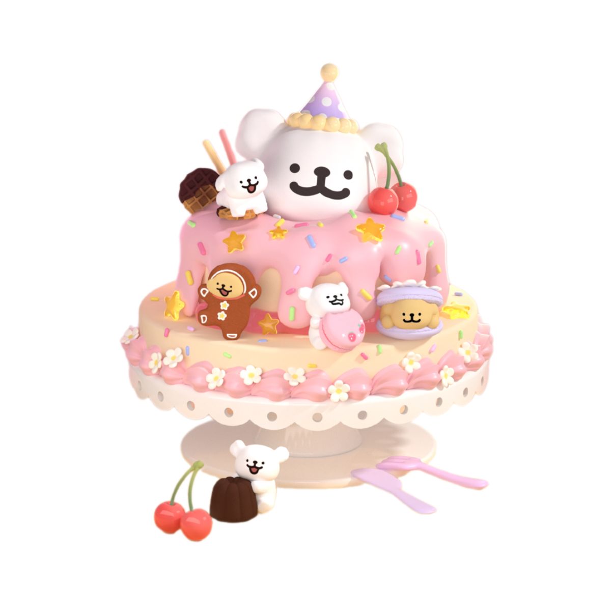 Maltese Sweet Box Series Puppy Face - Mô hình Blind Box - FUNISM MX2084