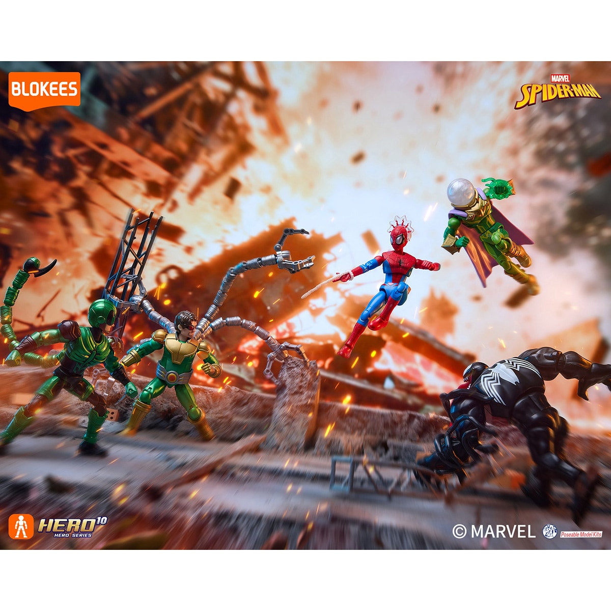 Đồ Chơi Mô Hình MARVEL Bộ Sưu Tập Ngẫu Nhiên GV05 BLOKEES 81145
