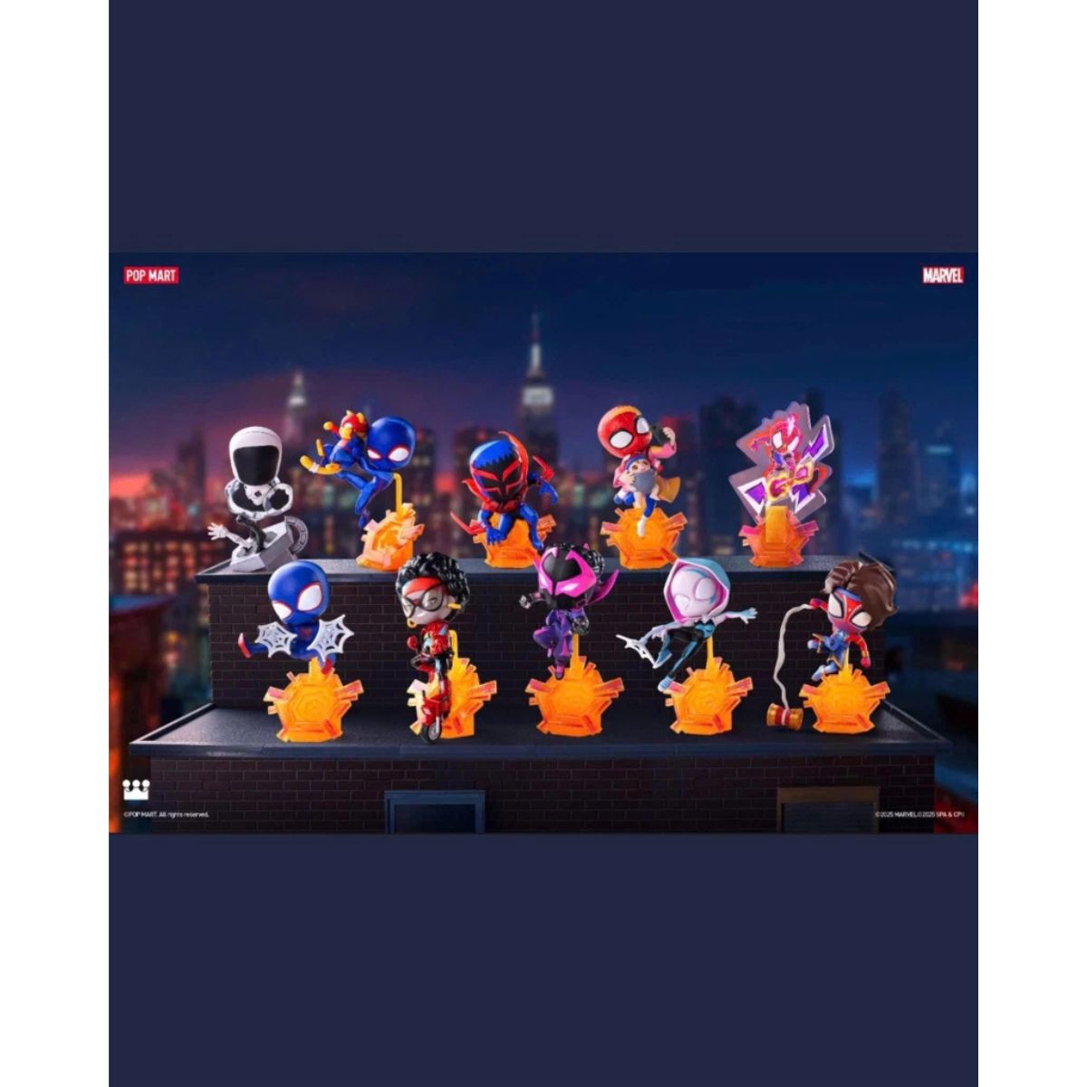 Marvel Spider-Man Across The Spider Series Figures - Mô hình Blind Box - POP MART
