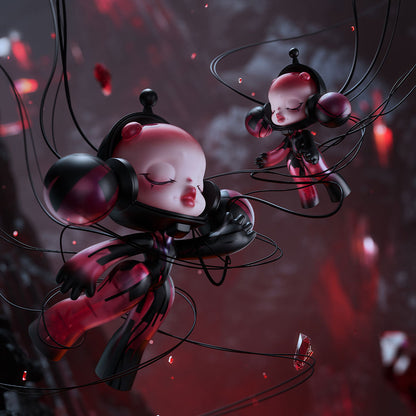 MEGA α SKULLPANDA 400% Red Crystal Model - Mô hình Art Toy cao cấp - POP MART