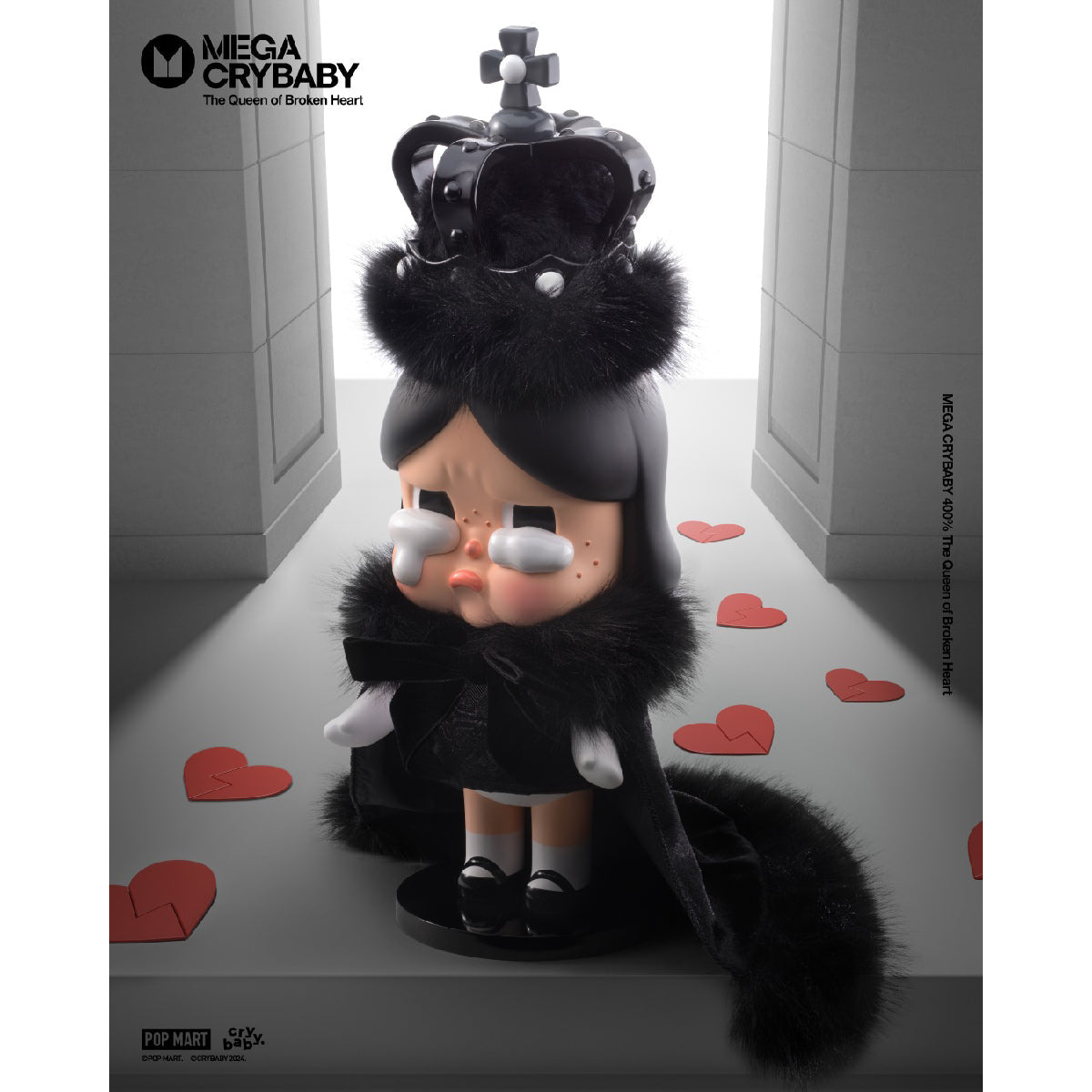 Mega Crybaby 400% The Queen Of Broken Heart - Mô hình Figure cao cấp - POP MART
