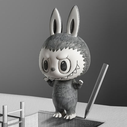 Mega Labubu Model 400% Sketch - Mô hình Art Toy cao cấp - POP MART