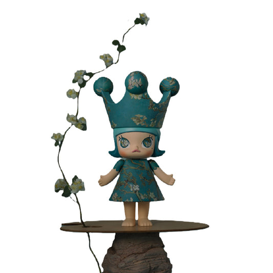 Mega Royal Molly 400% Van Gogh Museum Almond Blossom - Mô hình Art Toy cao cấp - POP MART