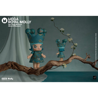 Mega Royal Molly 400% Van Gogh Museum Almond Blossom - Mô hình Art Toy cao cấp - POP MART