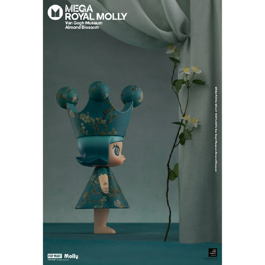 Mega Royal Molly 400% Van Gogh Museum Almond Blossom - Mô hình Art Toy cao cấp - POP MART