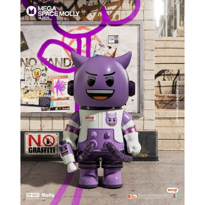 Mega Space Molly 100% X Emoji Model Series - Mô hình Blind Box - POP MART