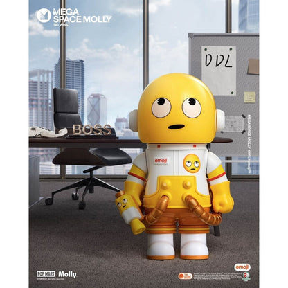 Mega Space Molly 100% X Emoji Model Series - Mô hình Blind Box - POP MART