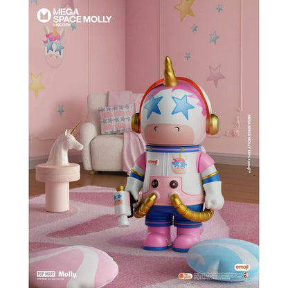 Mega Space Molly 100% X Emoji Model Series - Mô hình Blind Box - POP MART
