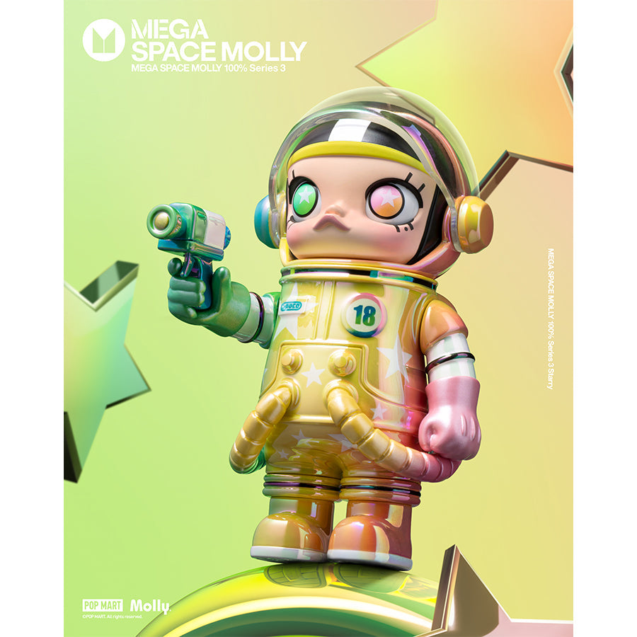MEGA SPACE MOLLY 100% Series 3 Model - Mô hình Blind Box Art Toy - Pop Mart