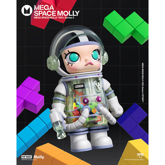 MEGA SPACE MOLLY 100% Series 3 Model - Mô hình Blind Box Art Toy - Pop Mart