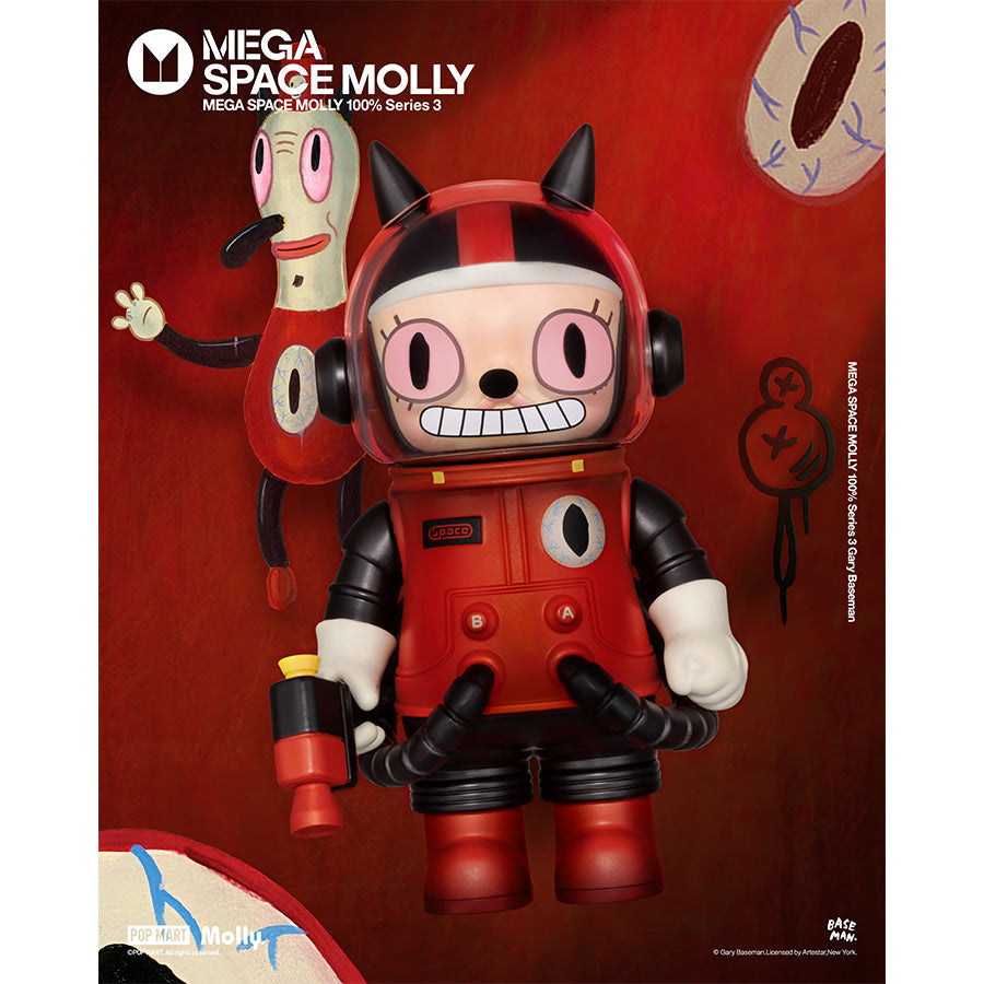 MEGA SPACE MOLLY 100% Series 3 Model - Mô hình Blind Box Art Toy - Pop Mart