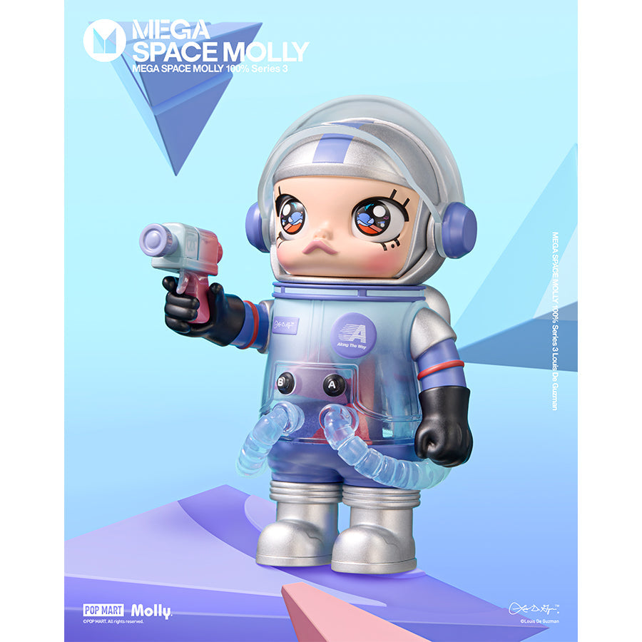 MEGA SPACE MOLLY 100% Series 3 Model - Mô hình Blind Box Art Toy - Pop Mart