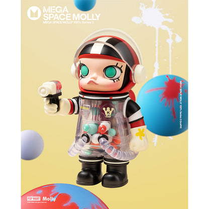 MEGA SPACE MOLLY 100% Series 3 Model - Mô hình Blind Box Art Toy - Pop Mart