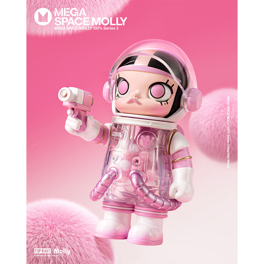 MEGA SPACE MOLLY 100% Series 3 Model - Mô hình Blind Box Art Toy - Pop Mart