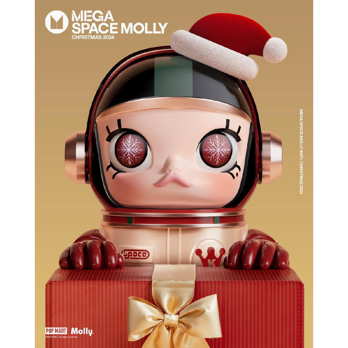 Mega Space Molly 400% Christmas 2024 - Mô hình Art Toy Sưu Tầm - POP MART