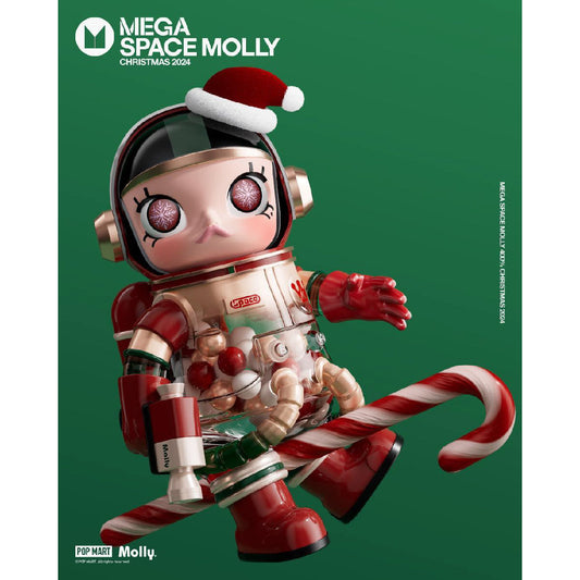 Mega Space Molly 400% Christmas 2024 - Mô hình Art Toy Sưu Tầm - POP MART