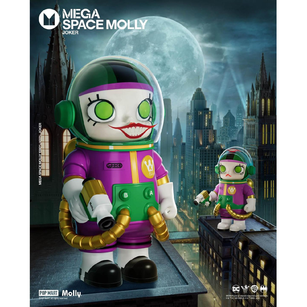 Mega Space Molly 400% Joker - Mô hình đồ chơi Art Toy - POP MART