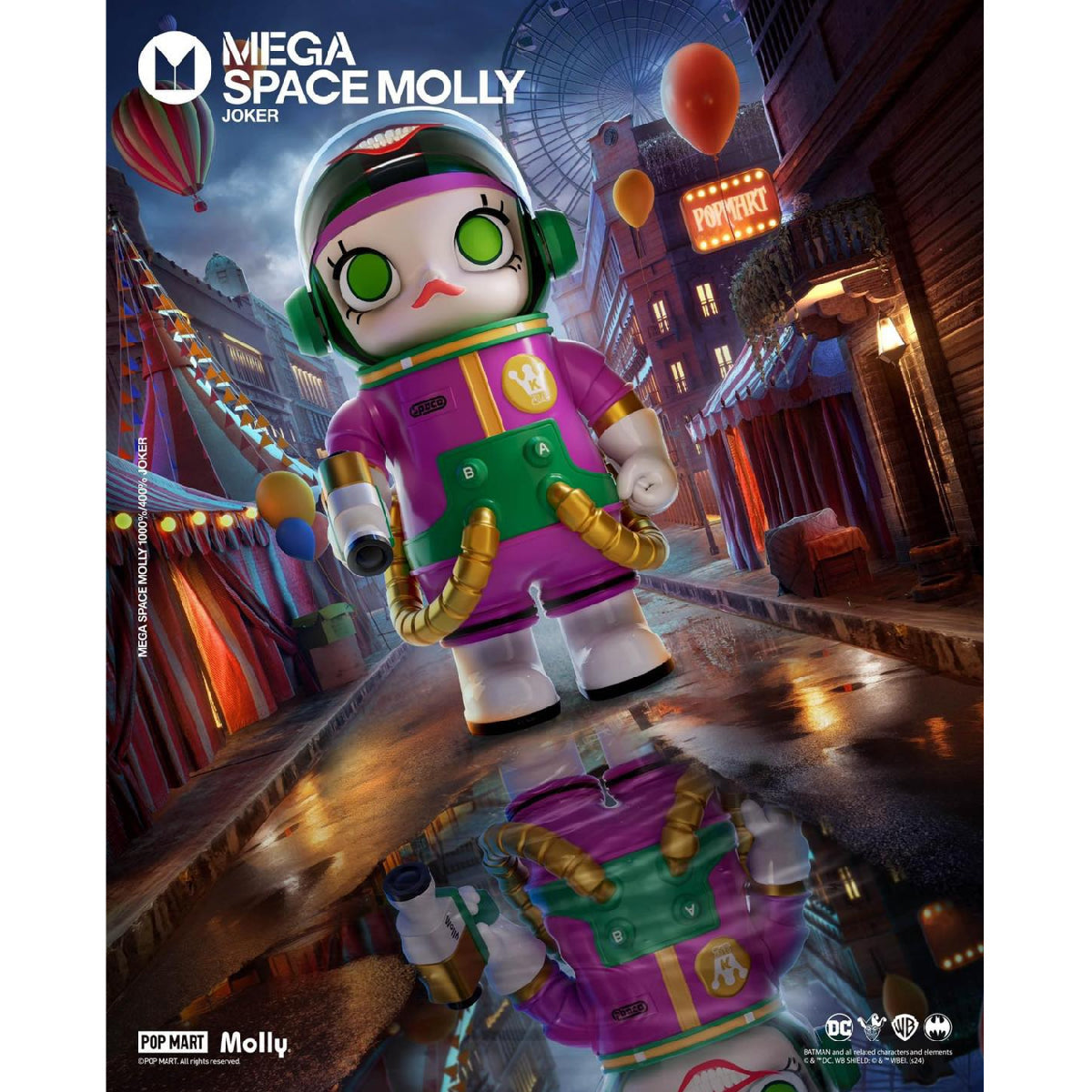 Mega Space Molly 400% Joker - Mô hình đồ chơi Art Toy - POP MART