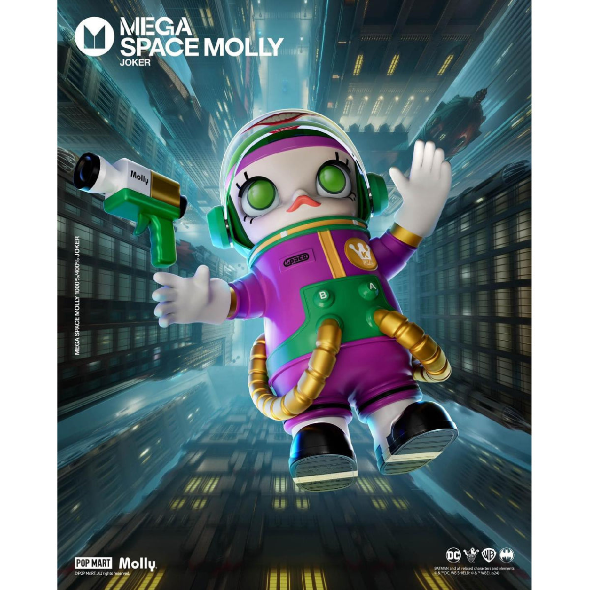 Mega Space Molly 400% Joker - Mô hình đồ chơi Art Toy - POP MART