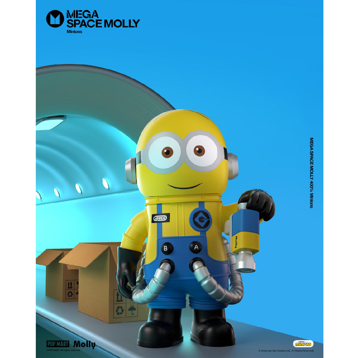 MEGA SPACE MOLLY 400% Minions Model - Mô hình Art Toy cao cấp - POP MART