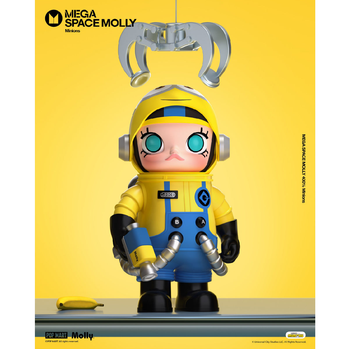 MEGA SPACE MOLLY 400% Minions Model - Mô hình Art Toy cao cấp - POP MART