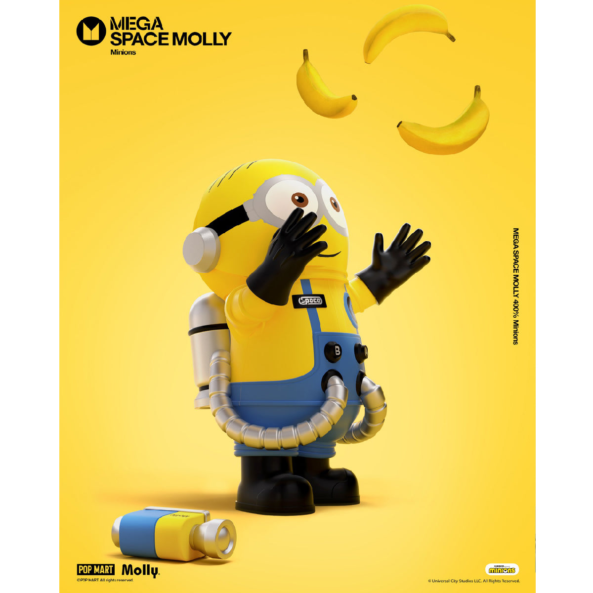 MEGA SPACE MOLLY 400% Minions Model - Mô hình Art Toy cao cấp - POP MART