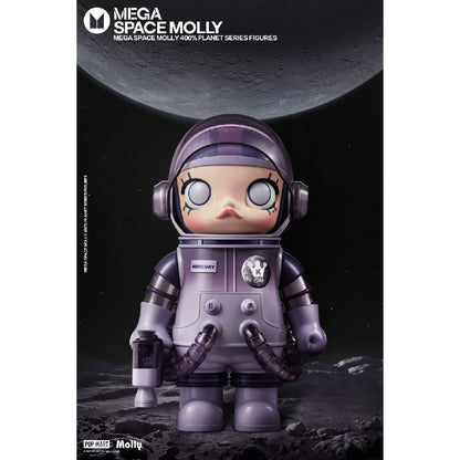 MEGA SPACE MOLLY 400% Planet - Mô hình Art Toy cao cấp - POP MART