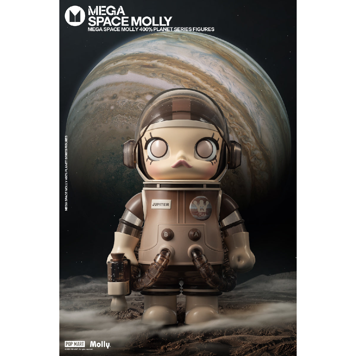 MEGA SPACE MOLLY 400% Planet - Mô hình Art Toy cao cấp - POP MART