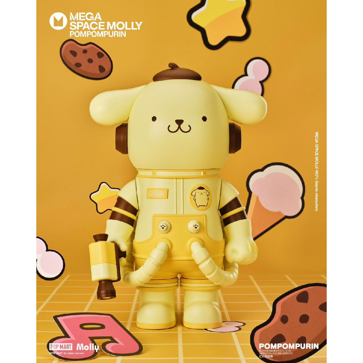Mega Space Molly 400% Sanrio Characters Series Figure - Mô hình Art Toy cao cấp - POP MART