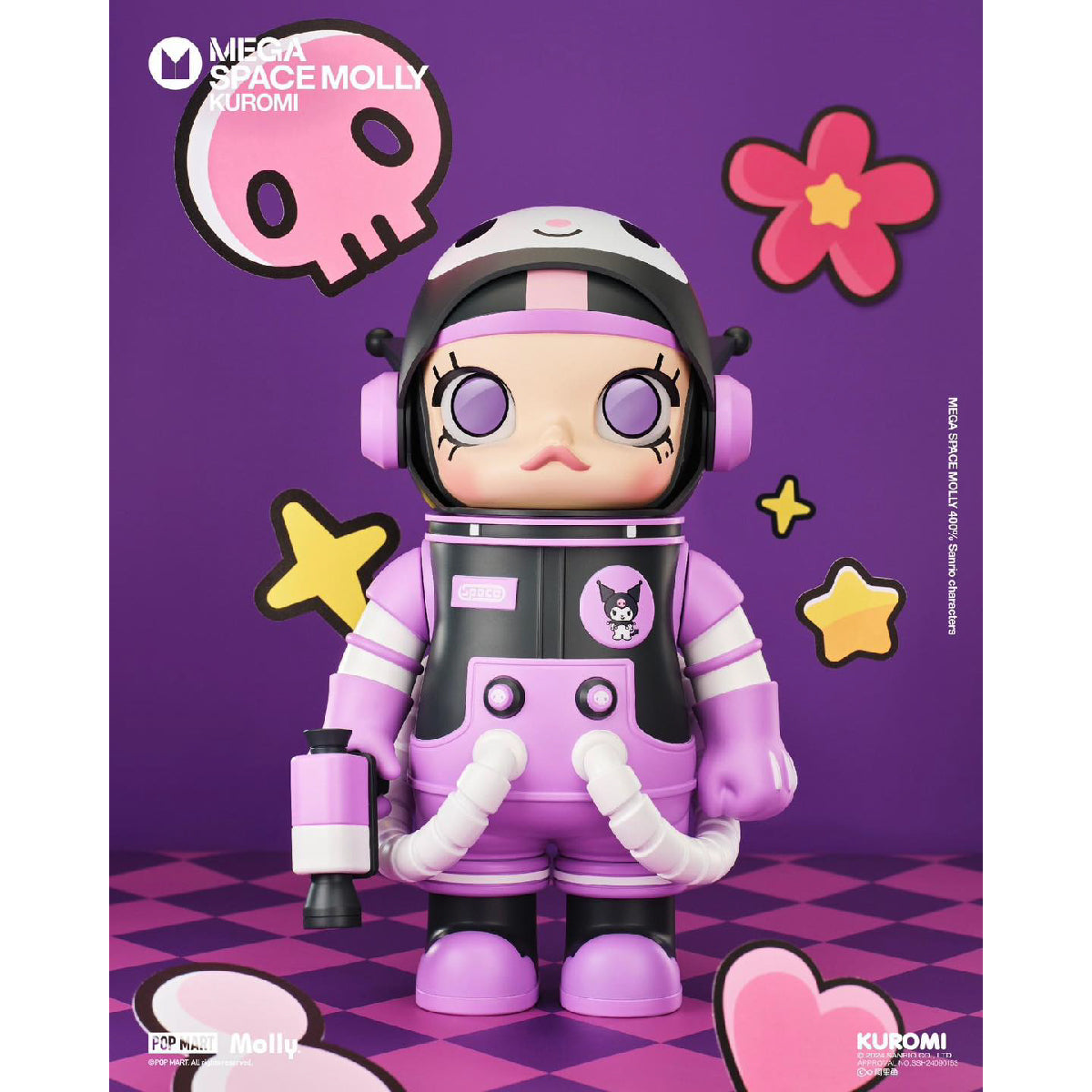 Mega Space Molly 400% Sanrio Characters Series Figure - Mô hình Art Toy cao cấp - POP MART