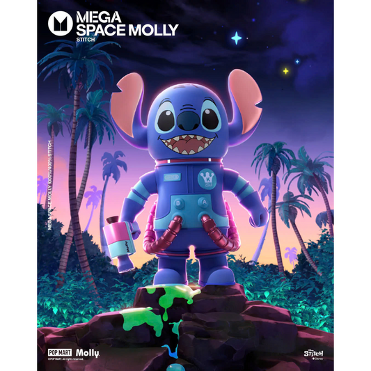 Mega Space Molly 400% Stitch - Mô hình Art Toy cao cấp - POP MART
