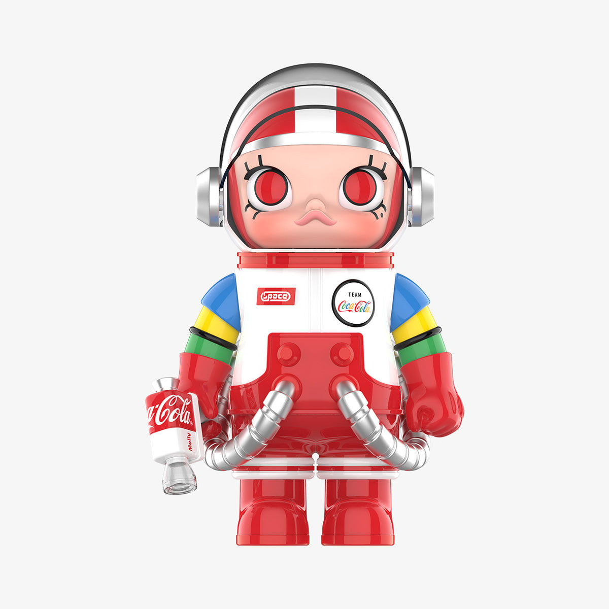 MEGA SPACE MOLLY 400% TEAM COCA-COLA - Mô hình Art Toy cao cấp - Pop Mart