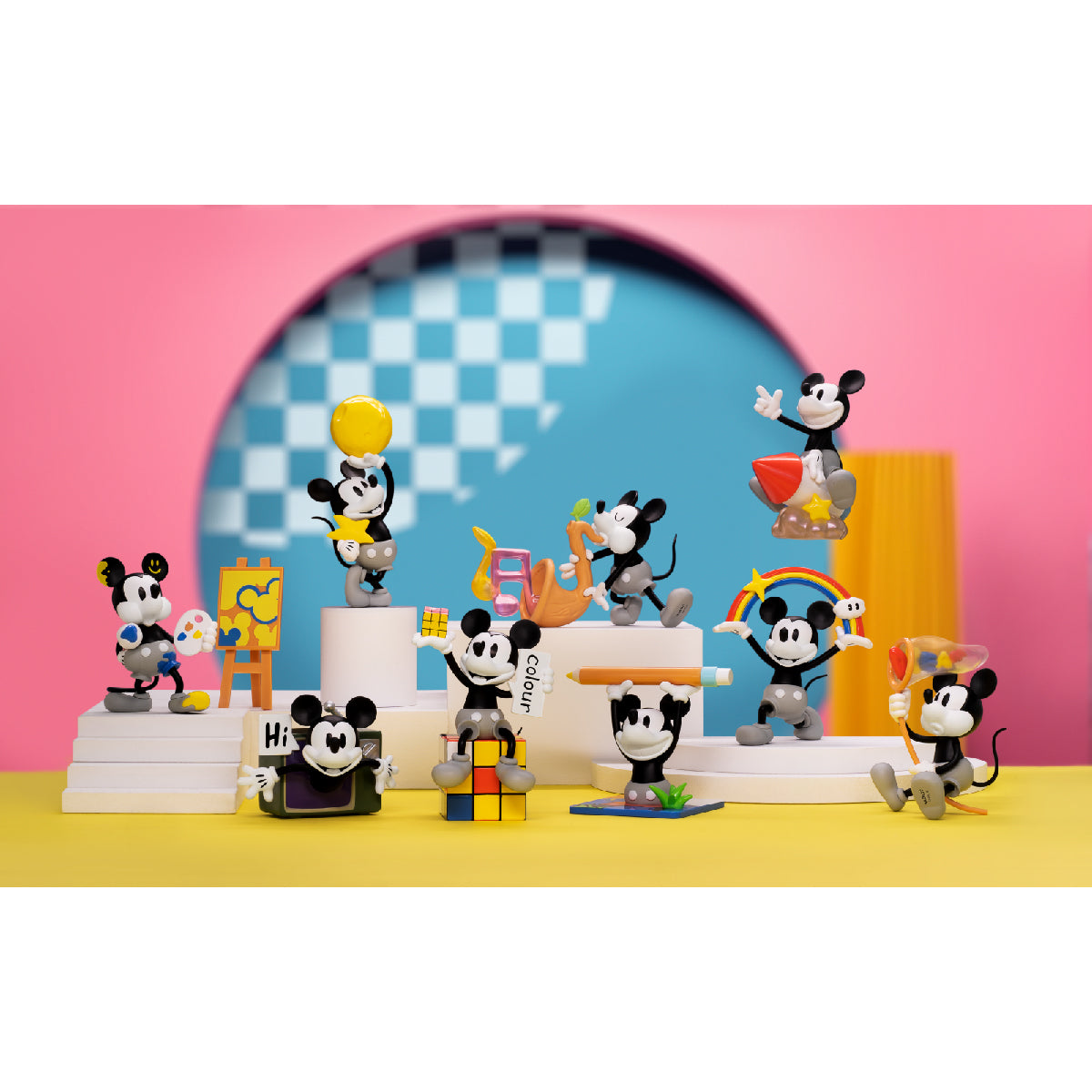 Mô Hình Đồ Chơi Mickey Mouse Color Hunting Series 52Toys 6958985023979 - Giao hàng ngẫu nhiên