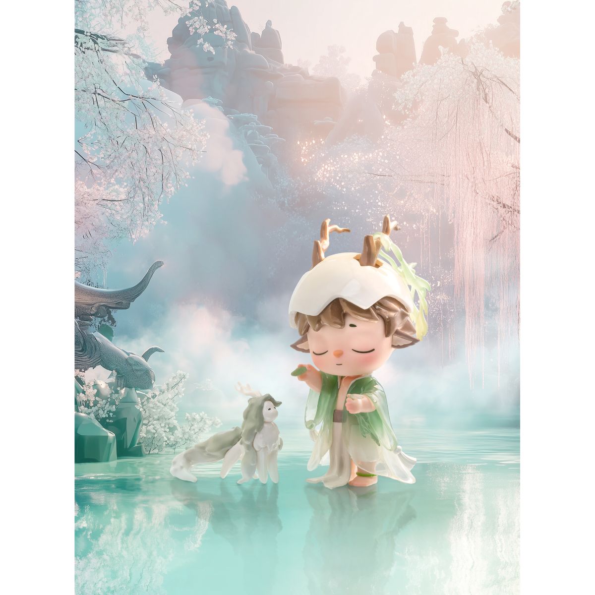 MiMi Neo-Chinese Style Model Records Of Splendor - Mô hình Blind Box - HEYONE