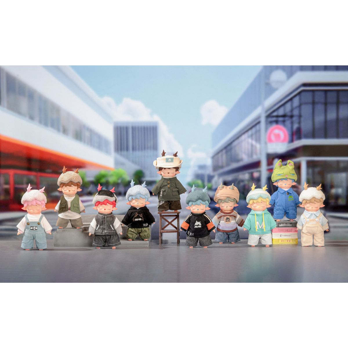MiMi's City Walk Model - Mô hình Blind Box Art Toy - HEYONE 6977558981556