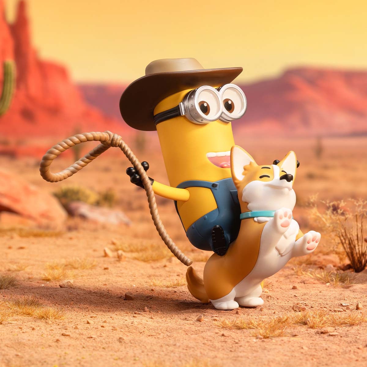 Đồ Chơi Mô Hình Minions Bello World Series Figures POP MART 6941313055537