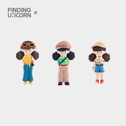 Molinta Retro Girls Series - Mô hình Blind Box Art Toy - FINDING UNICORN