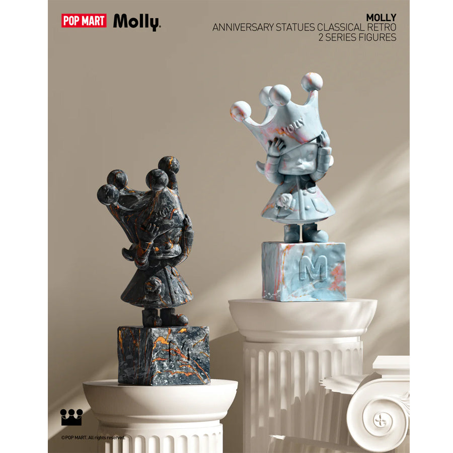POP MART MOLLY Anniversary Statues Classical Retro 2 - Mô hình Blind Box - POP MART