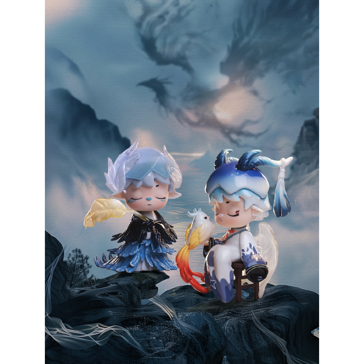 Myth Mountain And Sea Gods Series - Mô hình Blind Box Art Toy - HEYONE 6974320154627